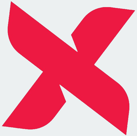XpertAI logo, a stylized red 'X' symbol